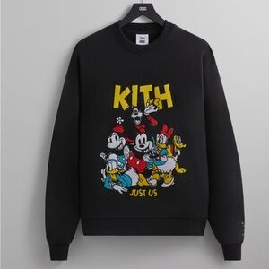 Disney | Kith for Mickey & Friends Forever Vintage Crewneck - Black
